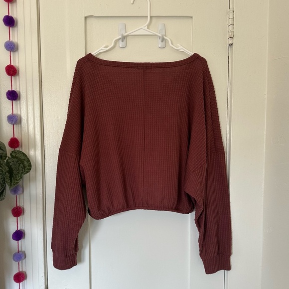 Earthbound Trading Co Waffle Knit Sweater - Picture 3 of 7
